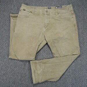 Kuhl Rydr Jeans Mens 40x30 Green Vintage Patina Dye Canvas Stretch